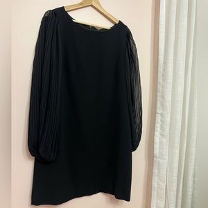 Black shift dress